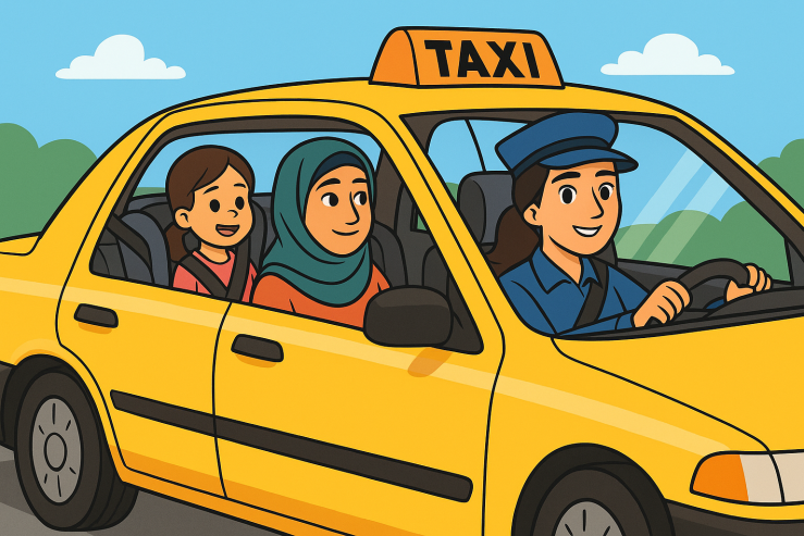 راننده سرویس خانم