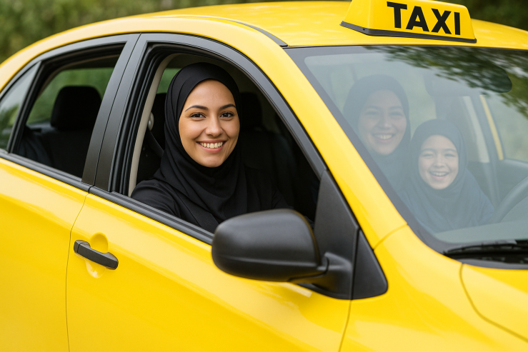 راننده زن برای سرویس کودکان