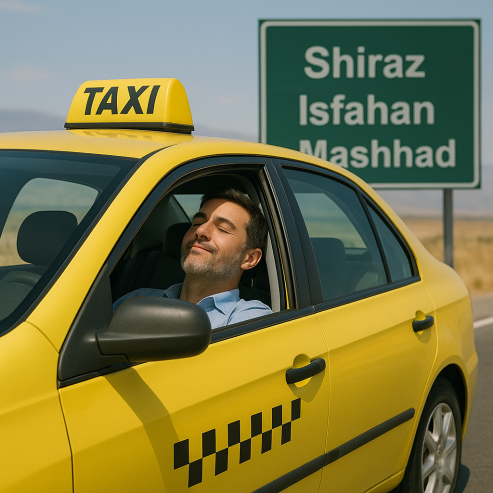 سفر بینشهری به شیراز، اصفهان، مشهد