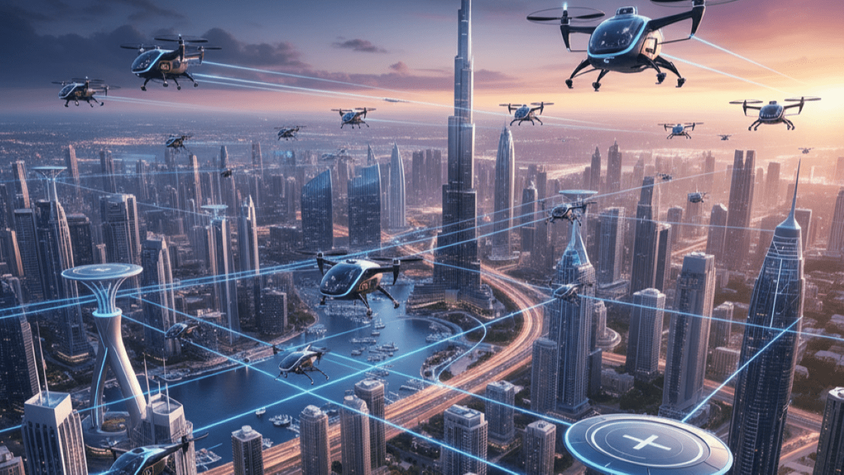 🚀 پرواز به آینده: هر آنچه باید درباره تاکسی پرنده در دوبی بدانید!