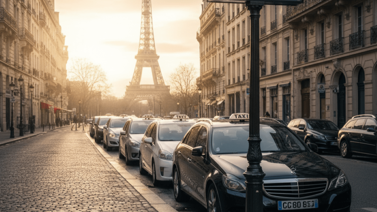 سفر در دل تاریخ و مدرنیته: تفاوت تاکسی‌های لندن و پاریس (Black Cabs vs. Taxis Parisiens) 🚕