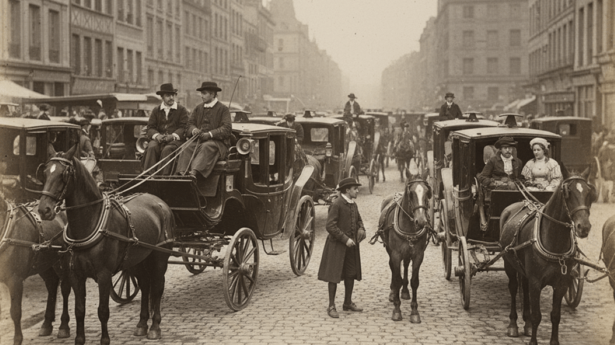 تاریخچهٔ حیرتانگیز قدیمیترین تاکسی جهان 🚕: از کالسکه پاریسی تا خودروی مجهز به تاکسیمتر