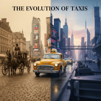 سفر شگفت‌انگیز جابه‌جایی شهری: تکامل تاکسی‌ها از درشکه تا اینترنتی 🚕