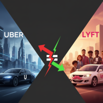🚀 مقایسه اوبر با لیفت: نبرد نهایی غول‌های تاکسی آنلاین