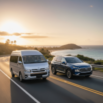 بهترین خودروهای گروهی برای سفر: راهنمای جامع انتخاب ون، شاسی‌بلند ۷ نفره و مینی‌ون برای سفرهای جاده‌ای رویایی 🚀