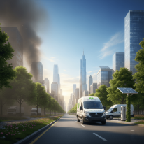 🔌 کاهش آلودگی تا ۲۰ برابر: نقش ون‌های برقی در کاهش آلودگی شهر و نجات کسب‌وکار شما!