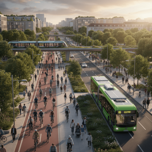 ⚡️ راهنمای جامع حمل‌ونقل پایدار شهری: چگونه شهرهای ما را برای آینده متحول می‌کند؟ 🏙️