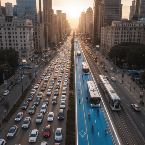 🚗 حمل‌ونقل اشتراکی در شهرهای بزرگ: راهکار نهایی فرار از ترافیک و آلودگی