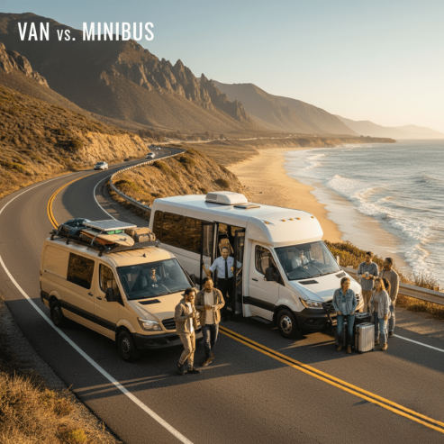 🚐🚌 مقایسه سفر با ون و اتوبوس کوچک: راهنمای نهایی انتخاب همسفر ایده‌آل برای مسیرهای گروهی